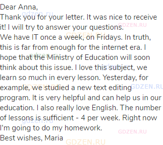 Dear Anna,<br>
