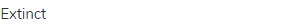 extinct