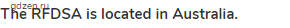 <strong>The RFDSA is located in Australia.</strong>