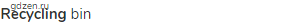 <strong>recycling </strong>bin