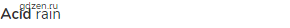 <strong>acid </strong>rain