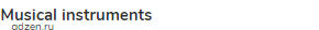 <strong>musical instruments</strong>