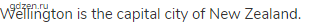 Wellington is the capital city of New Zealand.
