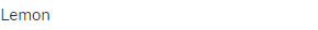 lemon