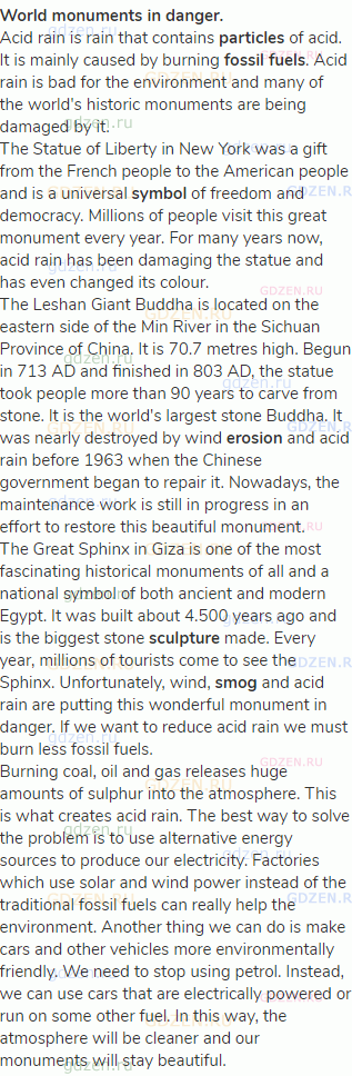 <strong>World monuments in danger.</strong><br>