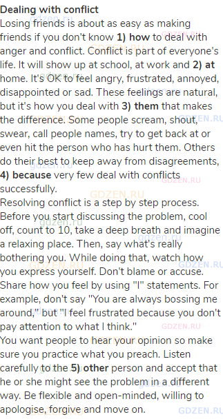 <strong>Dealing with conflict</strong><br>